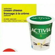 Danone Activia Yogurt, Heluva Good! Sour Cream Dip or No Name Cream Cheese - $3.49