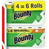 Bounty Paper Towels - $5.99