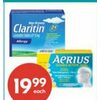 Aerius or Claritin Allergy Tablets - $19.99