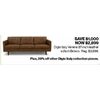 Digio Italy Venere 87-Inch Leather Sofa in Brown - $2899.00 ($1000.00 off)