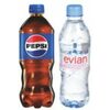 Evian Natural Spring Water or Pepsi Beverages - 2/$5.50